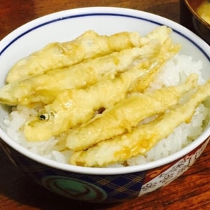 ワカサギ天丼